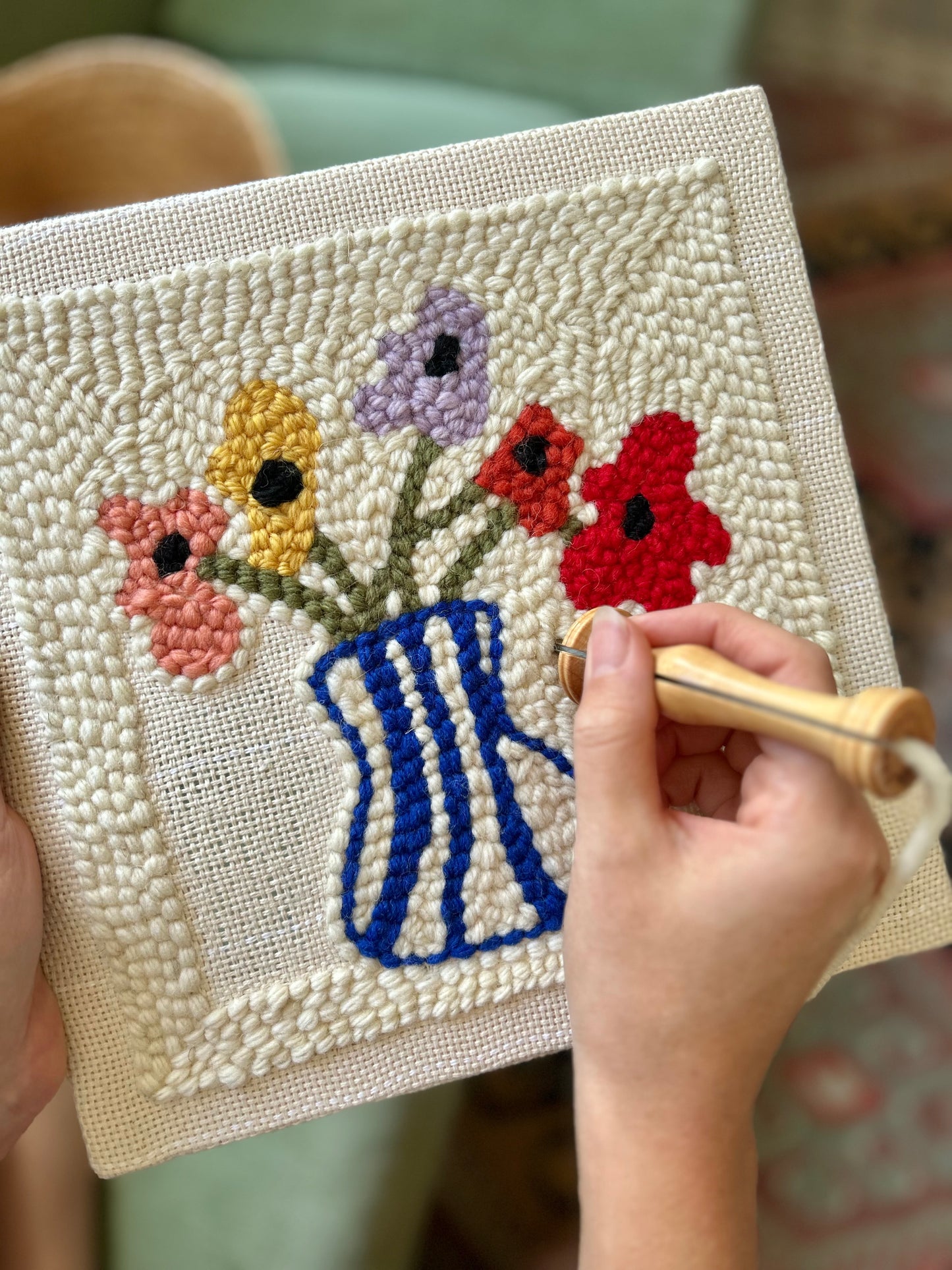 Punch needle workshop